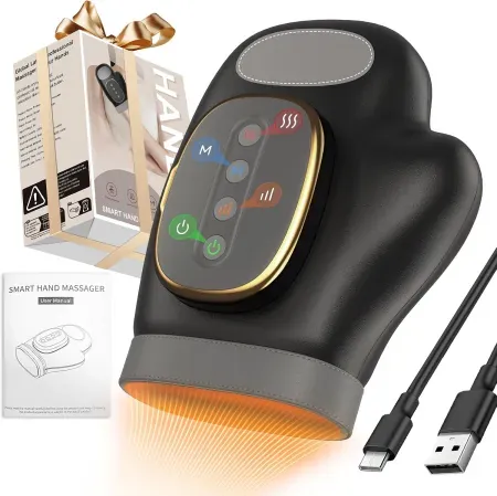YNSZAS Professional Hand Massager with Heat Compression