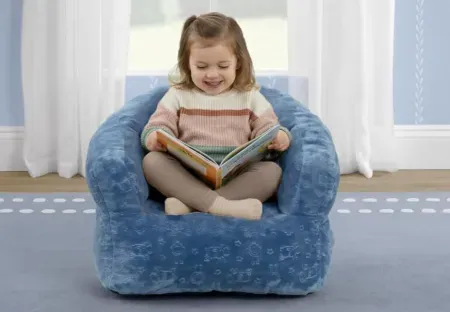 Delta Children Serta Kids Plush Barrel Toddler Chair