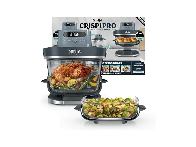 Ninja Crispi Pro 6-in-1 Glass Air Fryer (Refurb)