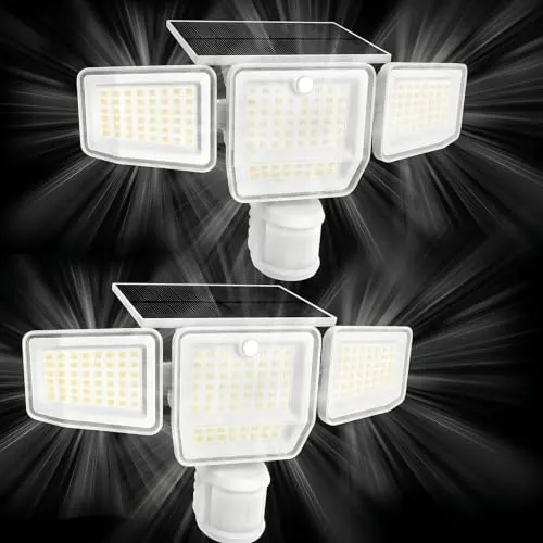 Szpower 6,000-Lumen Solar Flood Light