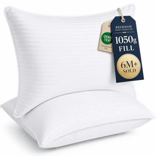 Beckham Hotel Collection Standard Queen Bed Pillows 2-Pack