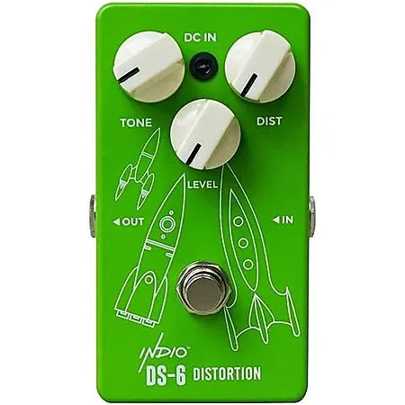 Monoprice Indio DS-6 True Bypass Analog Vintage Distortion Guitar Effect Pedal