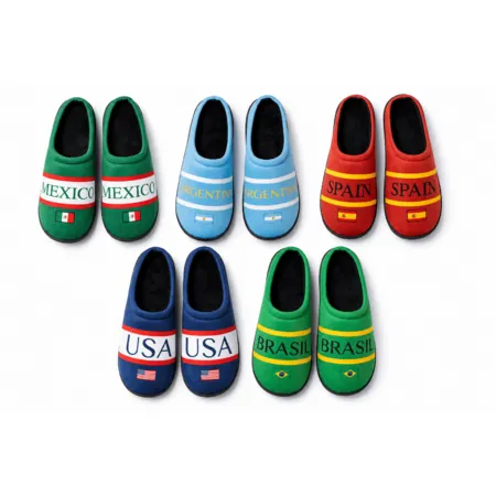 Ground Up Men's Soccer Fan Slippers (Various)