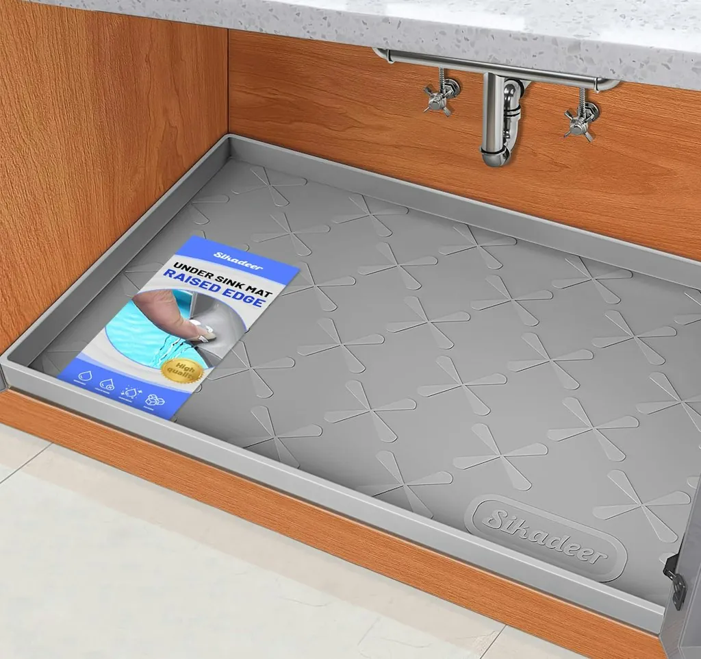 34" x 22" Waterproof Under Sink Mat