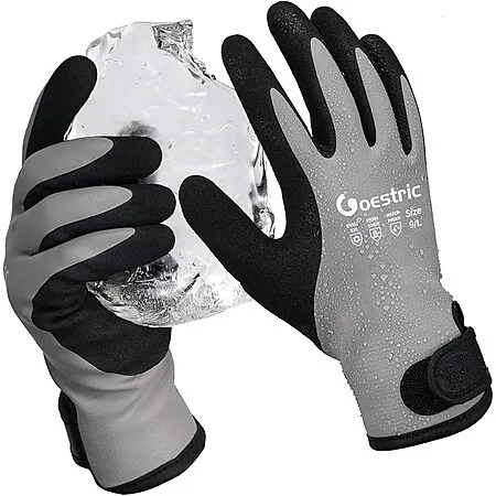 GOESTRIC Waterproof Insulated Winter Work Gloves