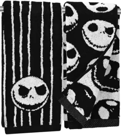 2-Pack Halloween Skull Hand Towels