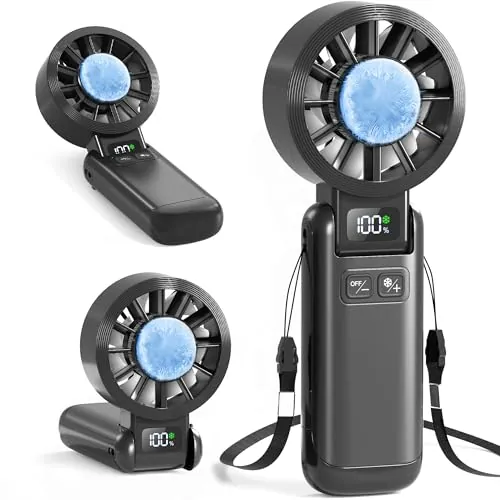 Pro Handheld Portable Fan Cooling 3-in-1