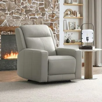 Wren Zero Gravity Power Leather Recliner w/ Power Headrest
