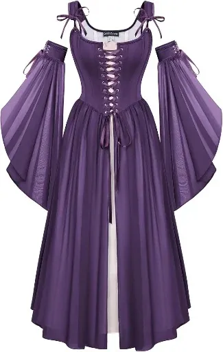 Scarlet Darkness Renaissance Corset Dresses- 2 Piece - Various Colors