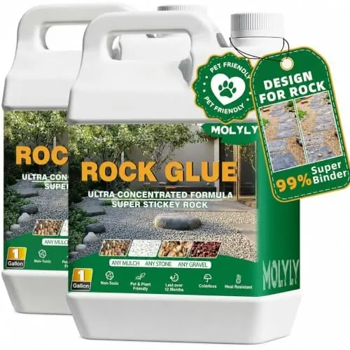 Molyly Landscaping Rock Glue 2-Gallon Supply
