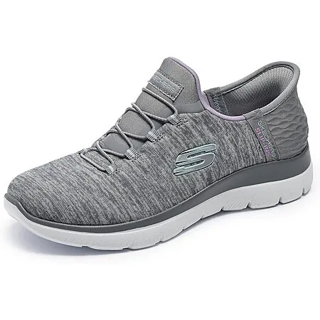 Skechers Women's Hands-Free Slip-ins Sneaker (Grey/Multi, limited sizes)