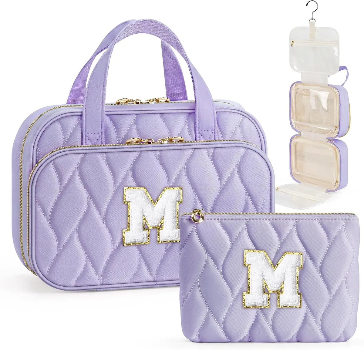 Initial Makeup Bag Set