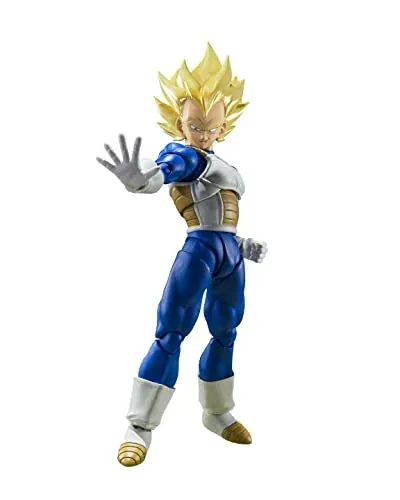 TAMASHII NATIONS Dragon Ball Z Super Saiyan Vegeta S.H.Figuarts 5" Action Figure
