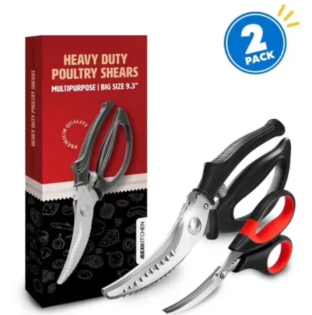 2-Pack Jeexi Heavy Duty Poultry Shears