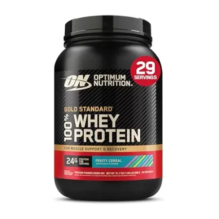 1.98lb Optimum Nutrition Gold Standard 100% Whey Protein Powder