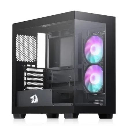Redragon GC218M Gaming Back-Mounted PC Case w/ Two 120mm Fans