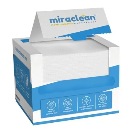 50-Pack MIRACLEAN XL 10" x 12" Dry Face Towels
