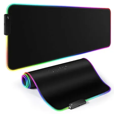 YXLILI 31.5" x 12" RGB Gaming Keyboard / Mouse Pad