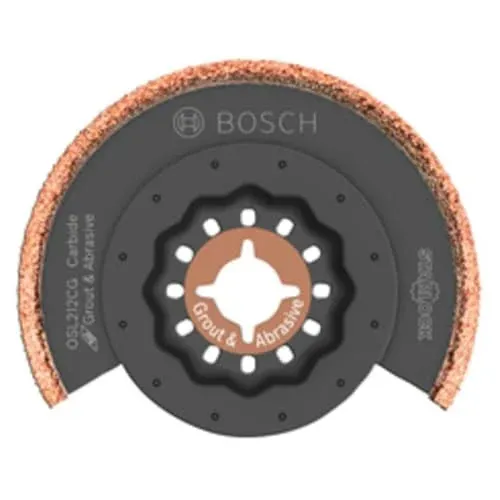 Bosch 2-1/2" Starlock Carbide Grit Segmented Oscillating Multi-Tool Blade