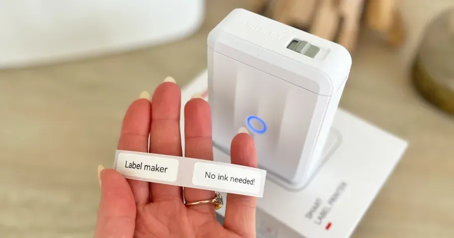 Wireless Label Maker in White