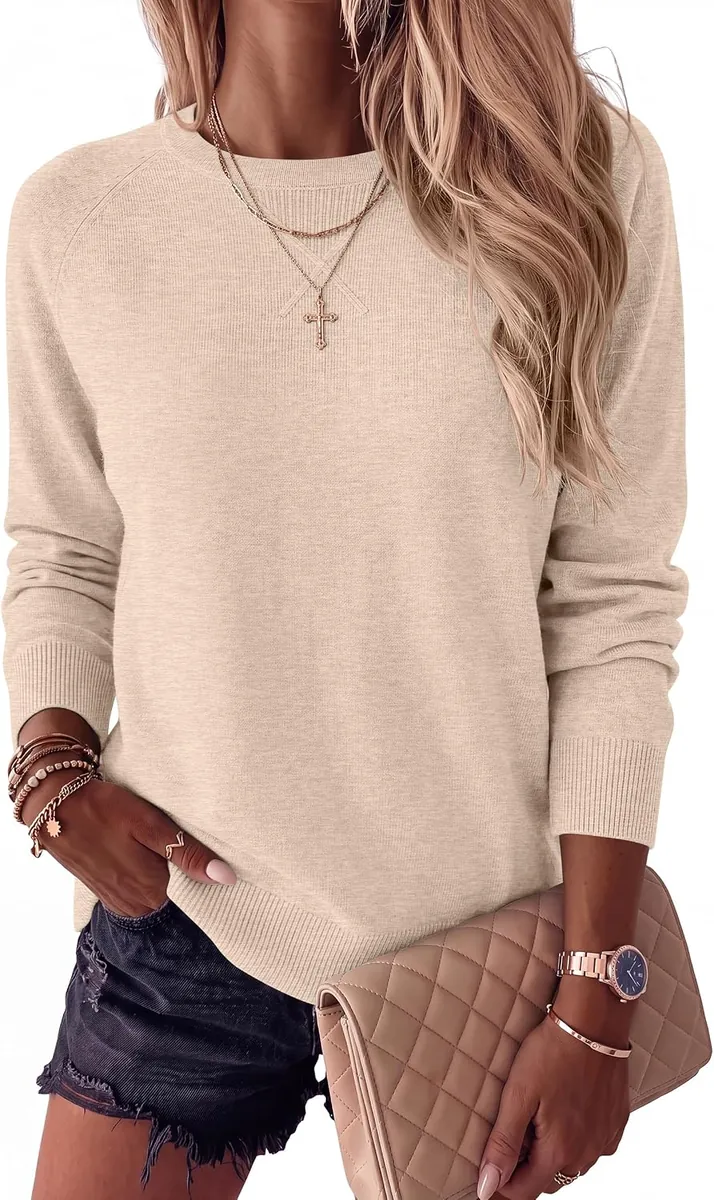 ANRABESS Long Sleeve Knit Sweater