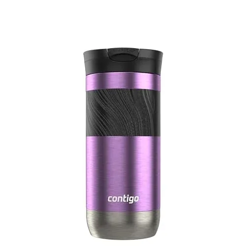 Contigo Byron 2.0 16-Oz Stainless Steel Travel Mug Pansy 2-Pack