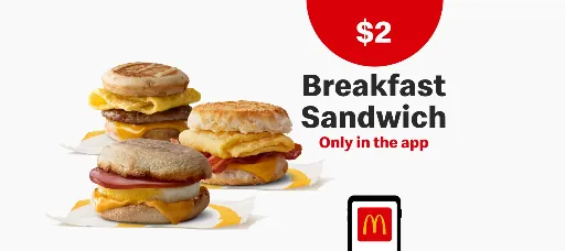 McDonald's Breakfast Sandwich