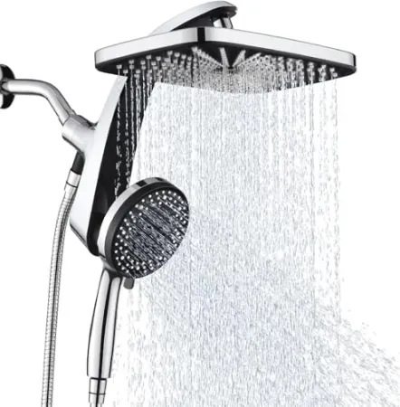 BOZYBO High Pressure 10-Spray Rain Shower Head