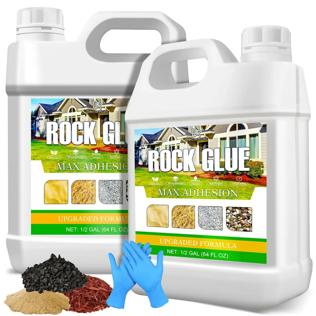 DecorRom 64-oz. Rock Glue for Landscape, Mulch & Gravel