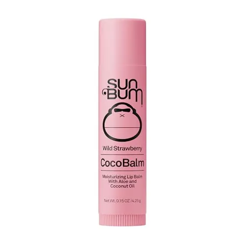 Sun Bum Cocobalm Hydrating Lip Balm Wild Strawberry or Banana Cream