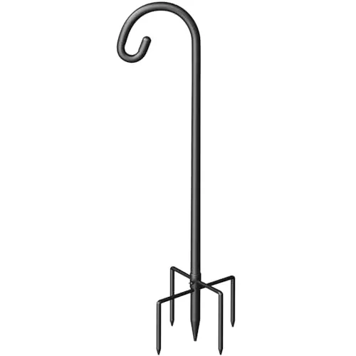 Surprizo Heavy-Duty Outdoor Shepherd Hooks / Bird Feeder Poles