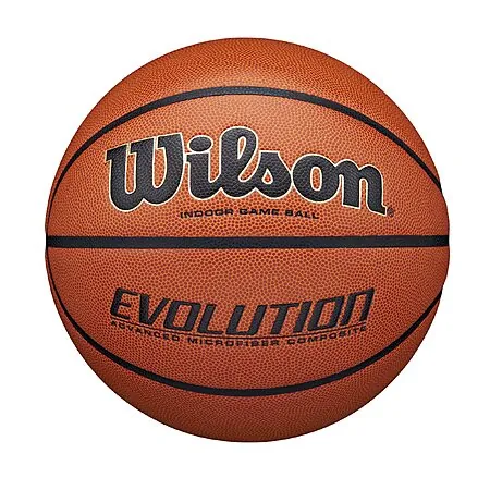 29.5" Wilson Evolution Indoor Game Basketball (2 Colors, Size 7)