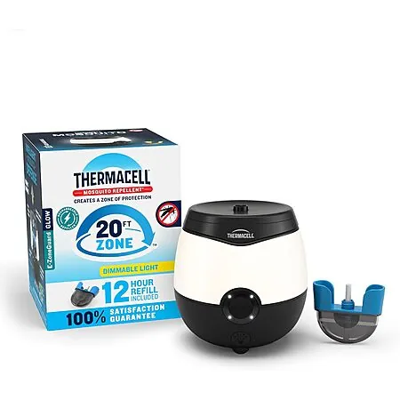 Thermacell E-ZoneGuard Glow Mosquito Repellent Lantern w/ 9-Hr Battery