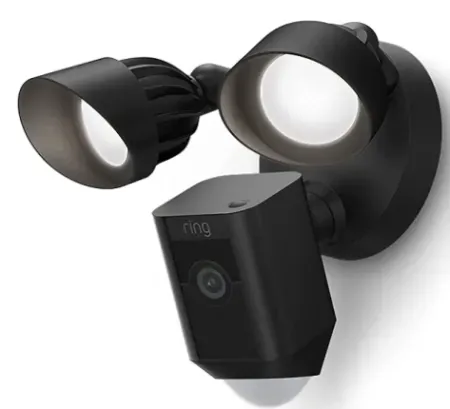 Ring Floodlight Cam Wired Plus w/ Motion-Activated 1080p Video (2021)