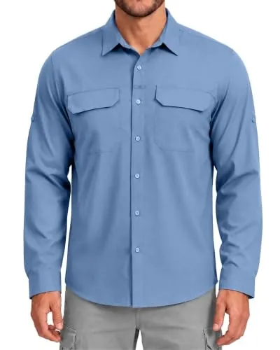 Men's UPF 50+ Long Sleeve Fishing Shirt