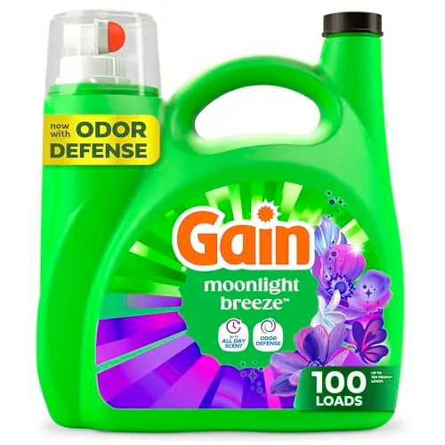 Gain Liquid Laundry Detergent in Moonlight Breeze 132oz