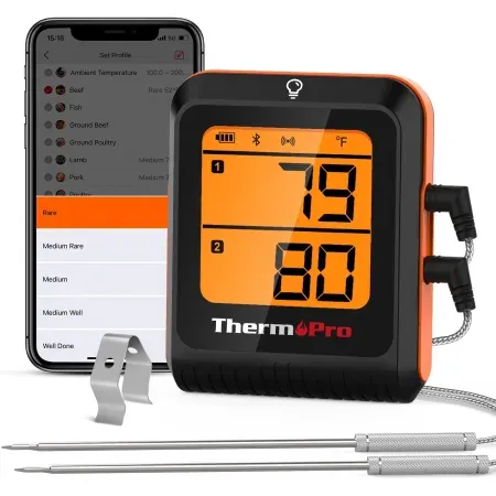ThermoPro TP920W Bluetooth Wireless Meat Thermometer w/ Dual Probes