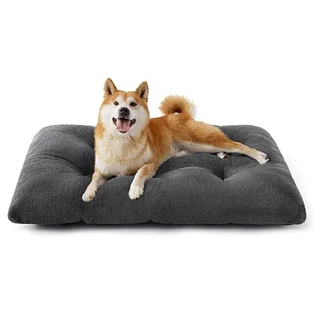 Bedsure Washable Dog Crate Pillow/Bed: 47"x29" (Gray) $20, 35"x23" (Dark Gray)