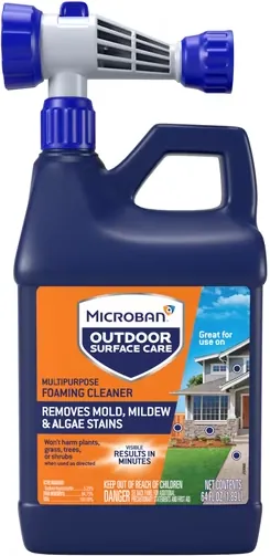 MICROBAN Outdoor Surface Care Multi-Purpose Foaming Cleaner 64-Oz