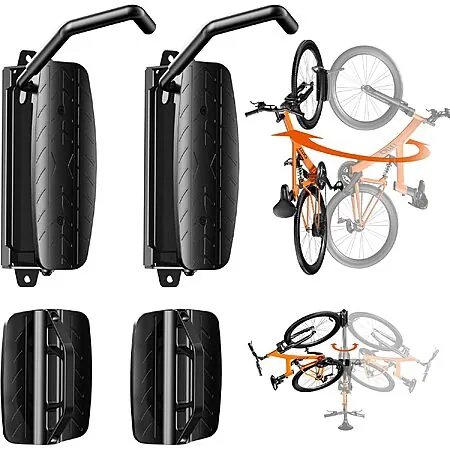 2-Pack Putorsen Swivel Bike Wall Mount (up to 77-lbs)
