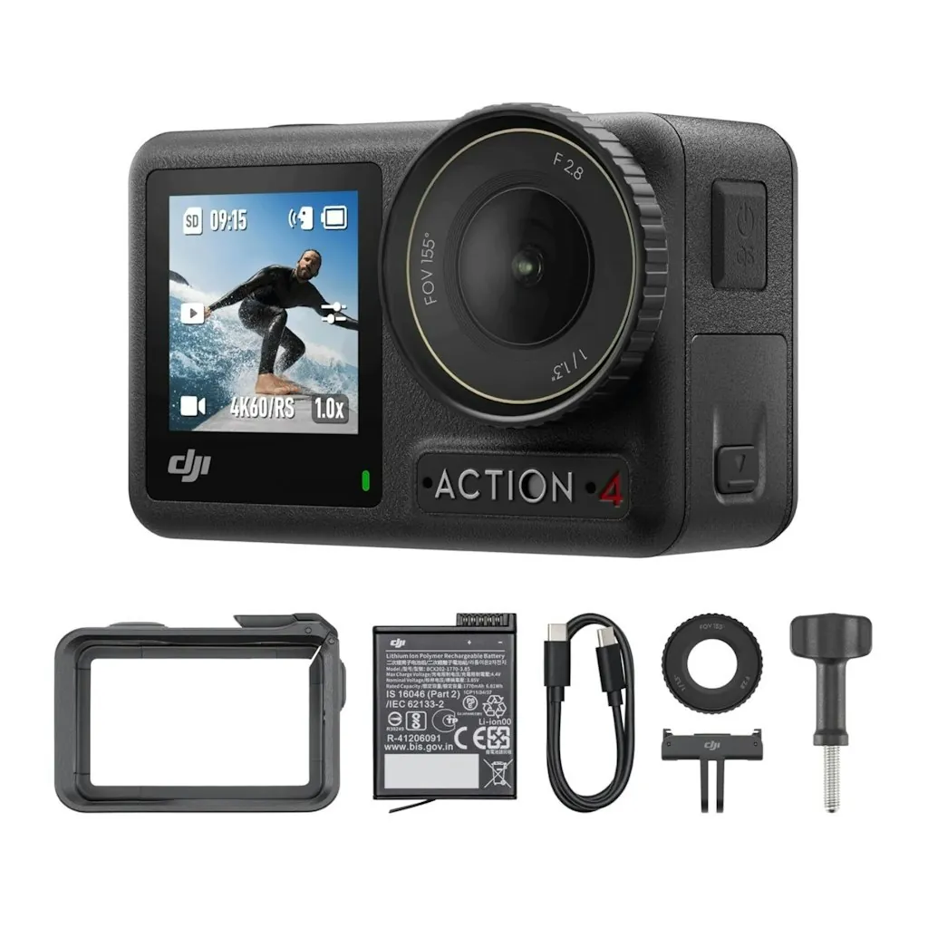 DJI Osmo Action 4 Essential Combo 4K Action Camera