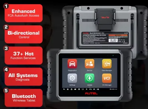 Autel MaxiCOM MK808BT Pro Automotive Diagnostic Scanner Bluetooth OBD2