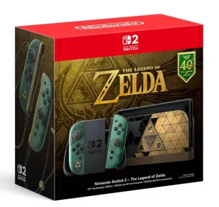Nintendo Switch 2 The Legend of Zelda 40th Anniversary Edition