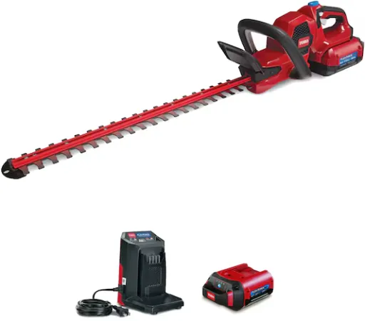 Toro Flex-Force 60-volt max 24-in Battery Hedge Trimmer 2.5 Ah Battery Included