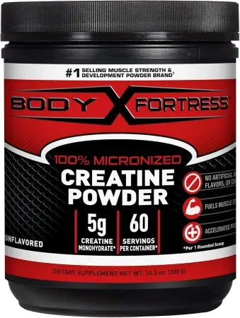 10.5oz Body Fortress 100% Micronized Creatine Monohydrate Powder
