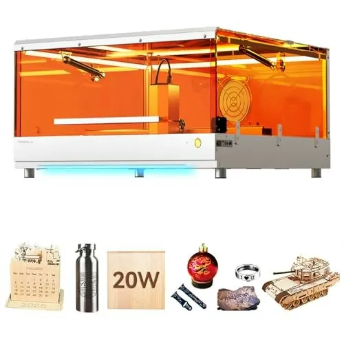 20W Laser Engraver and Cutter with Enclosure