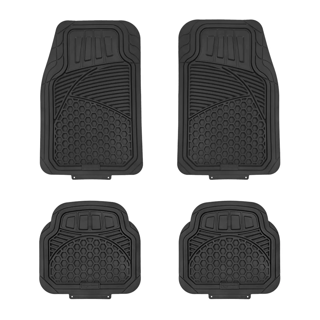 Amazon Basics Heavy Duty Thick PVC Trim-to-Fit Car Floor Mats