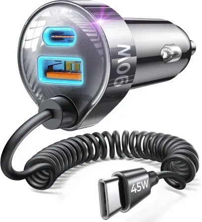 LISEN 90W Fast Car Charger with USB C Port