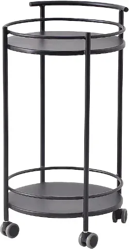 Style Selections Black Steel Outdoor Serving Cart
