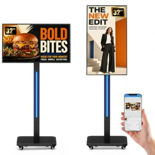 Jaszdot 32" Floor Standing Digital Signage Display